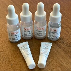 Set of 6 Avéne Cicalfate and Hyaluron Serum and RetrinAL